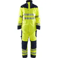 Blakläder Multinorm Winter Overall 6317, Farbe:High Vis Gelb/Marineblau, Größe:XXXL