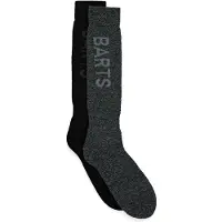Barts Skisocken Basic Anthracite Black (2 Paar)-Schuhgröße 43 - 46