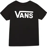 Vans T-Shirt "CLASSIC KIDS", Jungen, Gr. 5 (116), schwarz, Single Jersey, Obermaterial: 100% Baumwolle, Rundhals, Shirts T-Shirt, für Kinder, mit Rundhalsausschnitt, Kurzarm, aus Baumwolle