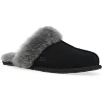 Ugg für Damen. 1106872 Schuhe aus Leder Scuffette II schwarz (38), Flach, Wildleder, Keine, Homewear