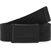 Quiksilver Stoffgürtel "Principal Schwack", Herren, schwarz, Kunstfaser, Gürtel Stoffgürtel