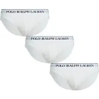 Ralph Lauren für Herren. 714835884001 3er-Pack weißer Classic-Slips (L), Heimtextilien, Baumwolle