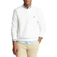Ralph Lauren für Herren. 710766772009 Weißes RL Fleece-Sweatshirt (XXL), Lässig, Baumwolle