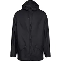 Rains 12010R LONG JACKET W3 Schwarz