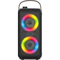 Denver BTV-230, 10 W, 100 W, Verkabelt & Kabellos, Tragbarer Stereo-Lautsprecher, Schwarz, Stand