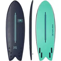 Ocean & Earth Ezi Flying Fish Quad Softtop Surfboard midnight blue Gr. 5'8