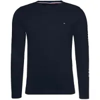 Tommy Hilfiger Longsleeve "TOMMY LOGO LONG SLEEVE TEE" mit Logodruck