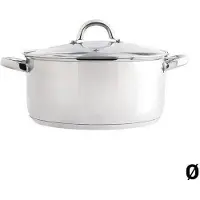 Quid Kasserolle mit Glasdeckel Ottawa Edelstahl - 28 cm