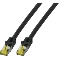 EFB Elektronik MK7001.15B, 15 m, Cat6a, S/FTP (S-STP), RJ-45, RJ-45, Schwarz