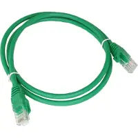 A-Lan KKU6AZIE1.0, 1 m, Cat6a, U/UTP (UTP), RJ-45, RJ-45, Grün
