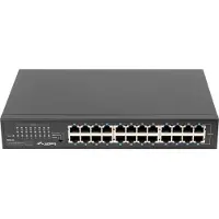 Lanberg RSGE-24, Unmanaged, Gigabit Ethernet (10/100/1000), Rack-Einbau, 1U