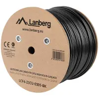 Lanberg Solide Awg23 Cat6-rolle Netzwerkkabel 305 M