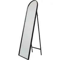 Fragix Ganzkörperspiegel Ark - Schwarzes Metall - 150x40