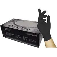 Nitras MEDICAL 100 Einmalhandschuhe »BLACK SCORPION« Größe M schwarz