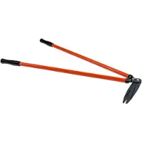 Bahco P75 Grasschere 100 cm mit gerader, doppelt facettierter Klinge zum vertikalen Rasenkantenschnitt