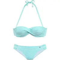 s.Oliver Bügel-Bandeau-Bikini in getwisteter Optik