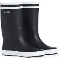 Aigle Gummistiefel - Lolly Pop 2 - Navy/Weiß - - 34 - Gummistiefel