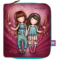 Santoro Cartera Mujer Gorjuss Feuerwerk 10 x 12 x 3 cm Granat