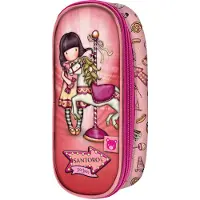 GORJUSS Schulmäppchen Carousel Lachsfarben (10 x 23 x 6 cm)