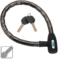 Ferrestock Stahl Fskcan005 Motorradkabel Mit Vorhängeschloss 100 Cm
