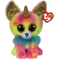 TY Beanie Boos Yips, Spielzeug-Hund, Mehrfarben, Seide, China, 92 mm, 104 mm