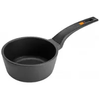 BRA Efficient A273816, Rund, Schwarz, Aluminium-Guss, Teflon Platinum Plus, Keramik, Gas, Halogen, Induktion, 16 cm