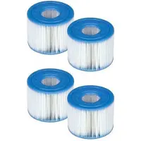 Viking Choice Schwimmbadfilter – 9 cm x ø8 cm – Set mit 4 Stück – Pumpe Typ 1 – bis zu 1249 Liter pro Stunde