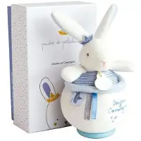 Doudou et Compagnie Spieluhr Kaninchen Matelot blau DC3520 30 cm Stofftier