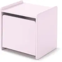 Vipack Nachtkonsole "Kiddy, mit 1 Drehtür, dahinter ein großes Fach", rosa, B:40cm H:40cm T:36cm, MDF, Sideboards, Nachtkonsole, MDF-Oberfläche