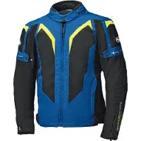 Held Zelda Motorrad Textiljacke, blau/neon-gelb, L