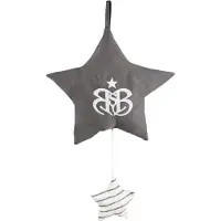 Roba Spieluhr "Rock Star Baby 3", grau, Spieluhren, KinderB:27cm H:27cm, Baumwolle, Polyester, Spieluhr, B:27cm H:27cm
