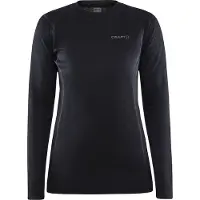 Craft - Women's Core Warm Baselayer L/S Tee - Kunstfaserunterwäsche Gr XXL schwarz