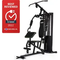 VirtuFit Krachtstation Homegym KH100 mit Seilzug und Beinpresse