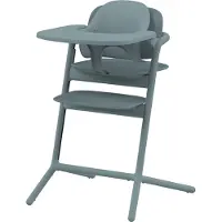 Cybex – Hochstuhl – 3-in-1-Set – LEMO 2 – Blau – Höhen- und tiefenverstellbar – Inklusive Baby-Set