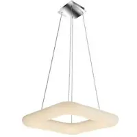 Azzardo Leuchte Donut Square 60 CCT Weiß Ø 60 x 120 cm Dimmbar Fernbedienung