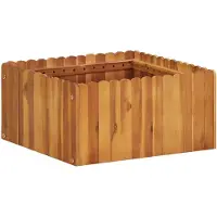 vidaXL Garten-Hochbeet 50 x 50 x 25 cm Massivholz Akazie