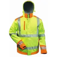 Elysee Warnschutz-Softshelljacke Melvin Gr. 3XL gelb/schwarz
