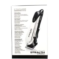Xanitalia Haarschneidemaschine Stealth mit Digitaldisplay, leistungsstarkem Motor, Lithium-Akku, 4 Std. Akkulaufzeit, Schnittlängenhebel und 4 magnetischen Aufsätzen