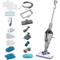 Black & Decker BHSM1615DSM, Dampfmopp, 0,5 l, Violett, Weiß, 1,5 m, 1600 W, Teppich, Harter Boden, Polsterung