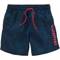 Chiemsee Badeshorts "Esra", Herren, Gr. M (50), N-Gr, blau (marine, bedruckt), Polyester, bedruckt, Badehosen Badeshorts, mit Dschungelprint, Topseller
