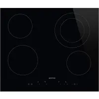 Smeg Universal SE364ETD, Schwarz, Integriert, 60 cm, Keramik, Glaskeramik, 4 Zone(n)