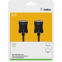 Belkin VGA Monitorkabel HDDB15 Stecker-HDDB15 Stecker, 1,8m