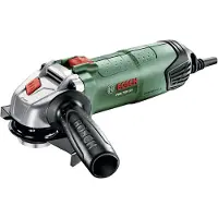 Bosch PWS 750-115 Elektro-Winkelschleifer, 750 Watt, 115 mm Schleifscheibe, Auslaufbremse, Vibrationsdämpfung, Blockierschutz