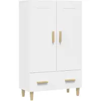 vidaXL Highboard Weiß 70x31x115 cm Holzwerkstoff