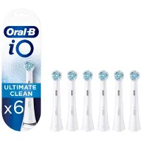 Oral-B iO Ultimative Reinigung Aufsteckbürsten für elektrische Zahnbürste, Briefkastenfähige Ver 6 St