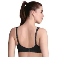 Anita Sport-BH "Sport BH air control DeltaPad", Damen, Gr. 75, Cup A, grau (orinoco), Stoff, Obermaterial: 49% Polyamid PA. 39% Polyester PES. 12% Elasthan EL., BHs Sport-BH