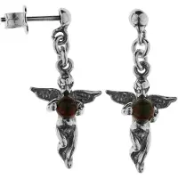 Ostsee-Schmuck Paar Ohrhänger "- Engel - Silber 925/000 - Bernstein" Gr. 27, silber (silber 925, silberfarben, weiß), Ohrringe, Damen, 27, Silber 925 (Sterlingsilber), Paar Ohrhänger