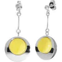 Ostsee-Schmuck Ohrhänger - Alina - Silber 925/000 - Bernstein Silber