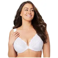 Glamorise Bügel-BH , Damen, Gr. 85, Cup B, weiß, 67% Polyamid, 26% Polyester, 7% Elasthan, BHs Bügel-BH