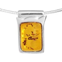 Ostsee-Schmuck "Halsreif mit Anhänger Gleiter-Vena"
